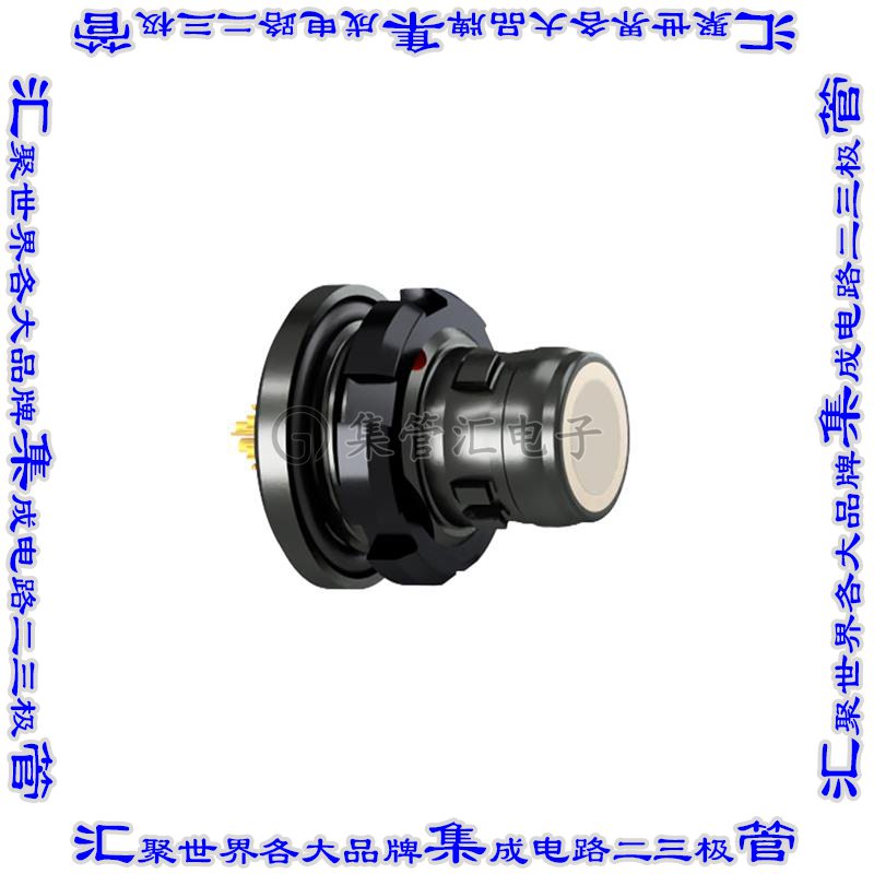 GW1YAR-P10UD00-R00L 圆形连接器10POS插座母插口焊接镀金面板安