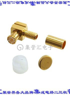 252102 同轴连接器MCX插头公引脚焊接50欧姆自由悬挂直角