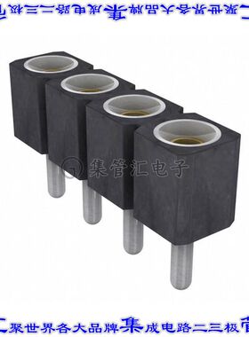 315-83-104-41-001101 针座连接器4POS插座2.54mm母形插口通孔直