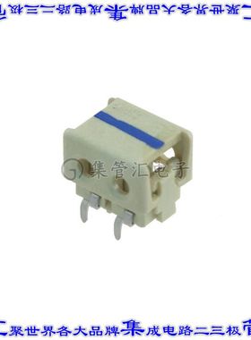 1-2106751-2 连接器2POS单条导线4mm通孔直角IDC20AWG天然色