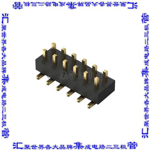 BF030-12A-B1-0200-0277-0600-LB 针座连接器12POS接头2排2mm公形