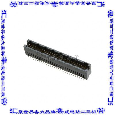 5-104693-6 针座连接器60POS接头2排1.27mm公形插针表贴SMD镀金