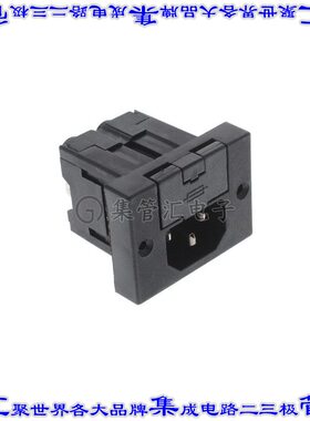 8843.0363 电源接入连接器3POS插座公插片模块IEC320-C14面板安装