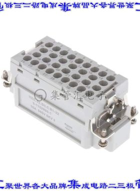 1102895-1 连接器32+接地无触头嵌件公头压接