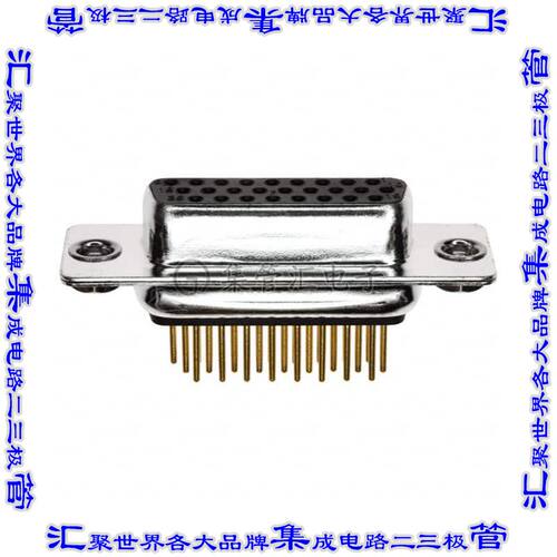 180-M26-213R011 连接器26POS插座母插口3排D-Sub高密度面板安装