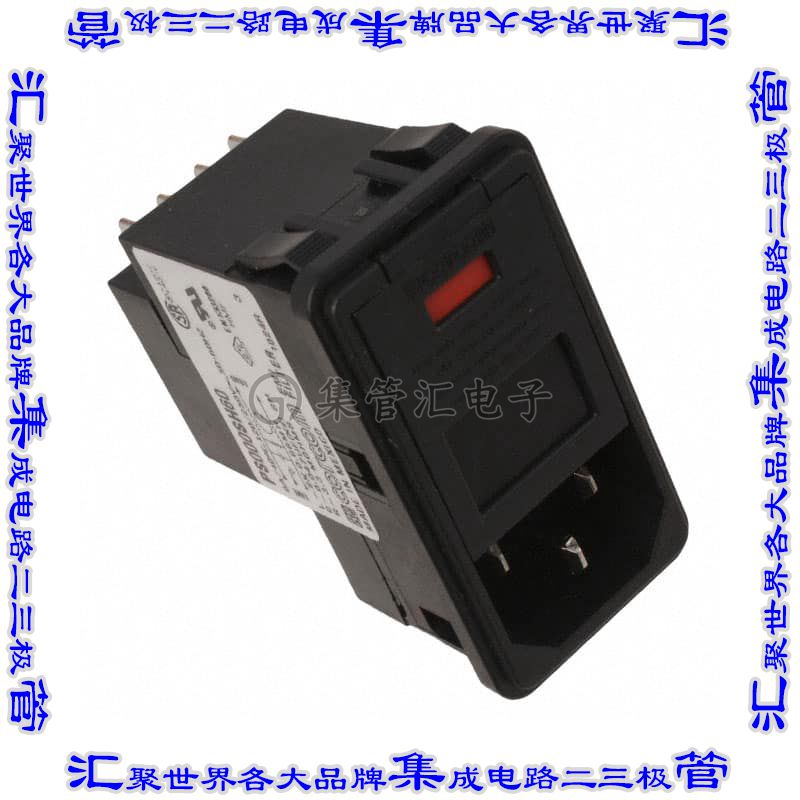 PS000SH60 电源接入连接器3POS插座公插片模块IEC320-C14面板安装