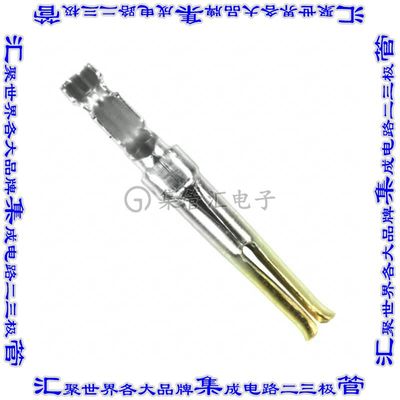 166052-1 连接器触点触头母形插口24-28AWG压接镀金