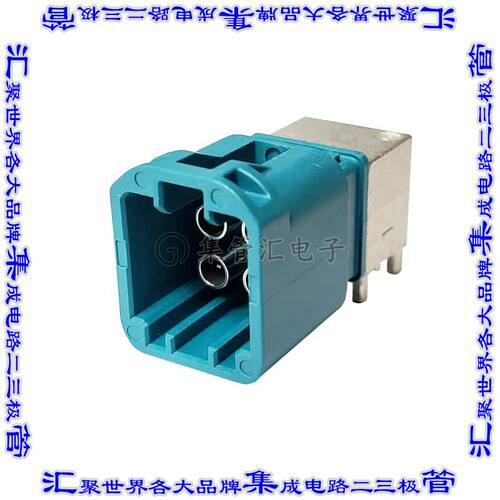 MHSD-04Z-BM-PRA-TR 同轴连接器插头公引脚焊接50欧姆通孔直角
