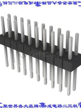 PEC10DACN 针座连接器20POS分离式2排2.54mm公形插针通孔直针锡