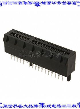 10039755-10111TLF 卡边缘连接器64POS母头2排1mm黑色镀金