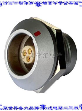 MMI-M0RSG03S-IP67 圆形连接器3POS插座母插口焊杯镀金面板安装