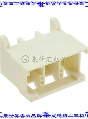 3-2232876-1 针座连接器3POS接头6mm公形插针通孔直针锡