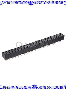 SQT-143-01-L-Q 针座连接器172POS插座4排2mm叉状通孔直针镀金