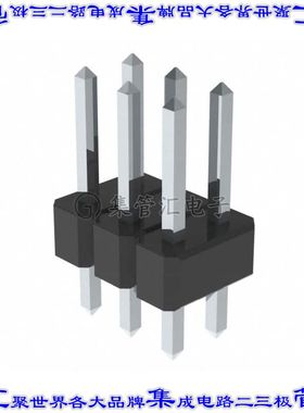 PEC03DAAN 针座连接器6POS分离式2排2.54mm公形插针通孔直针锡