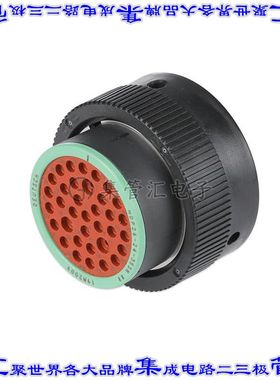 HDP26-24-35SN 圆形连接器35POS插头外壳用于母插口黑色自由悬挂