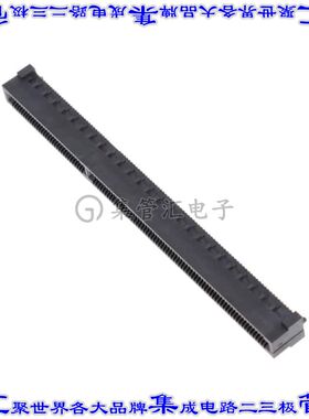 HSEC8-1100-01-SM-DV-A-K 卡边缘连接器200POS母头2排0.8mm黑色镀