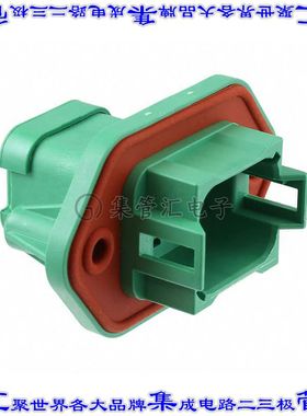 AT04-08PC-PM13 矩形连接器外壳8POS插座2排公形引脚绿色面板安装