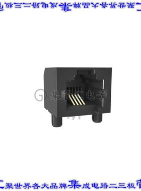 RJHSE7040 接插件连接器SINGLE PORT, 6P4C, R/A, UNSHIELD