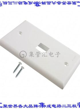 NK1FNWH 接插件连接器FACEPLATE SNGL GANG 1PORT WHITE