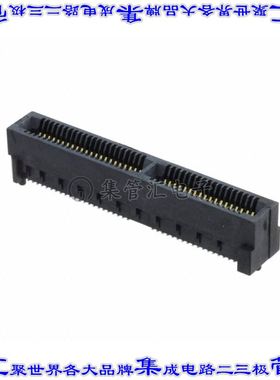 HSEC8-140-01-L-DV-A 卡边缘连接器80POS母头2排0.8mm黑色镀金