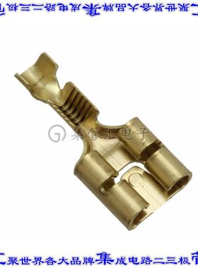 63623-1 快速连接器端子母头6.35mm压接19-24AWG