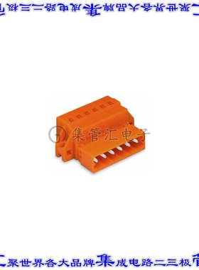 231-642/019-000 端子块连接器12POS插头公引脚5.08mm橙色自由悬