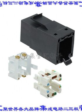 RVAMJKUBK-S1 接插件连接器REVCONN 10GX JACK BLACK