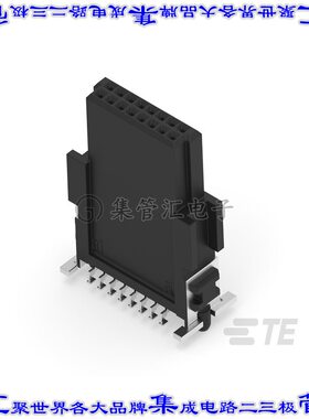 354070-E 针座连接器16POS插座2排1.27mm母形插口表贴SMD镀金