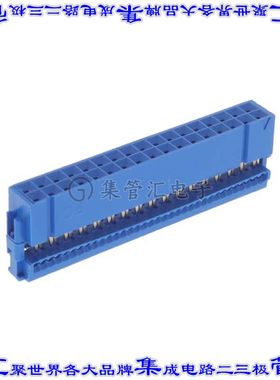 66900-134LF 矩形连接器34POS插座2排2.54mm母插口蓝色IDC镀金自