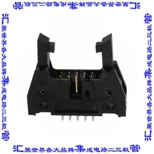 N3793 针座连接器10POS接头2排2.54mm公形插针通孔直针镀 6302RB