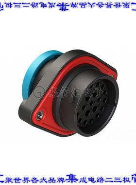 AHDP02-24-21SR-BRA 圆形连接器21POS插座外壳用于母插口黑色面板