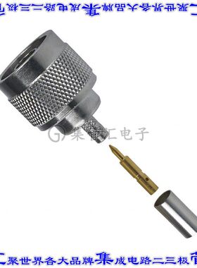 172142 同轴连接器N型插头公引脚压接50欧姆自由悬挂