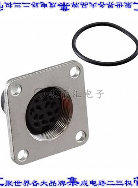 C09111T0140002U 圆形连接器14POS插座外壳用于母插口银色面板安