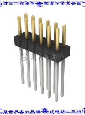 PBC06DAEN 针座连接器12POS分离式2排2.54mm公形插针通孔直针镀金