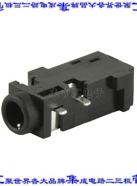 SJ2-25773B-SMT-TR 接插件连接器AUDIO JACK, 2.5 MM, RT, 3 COND