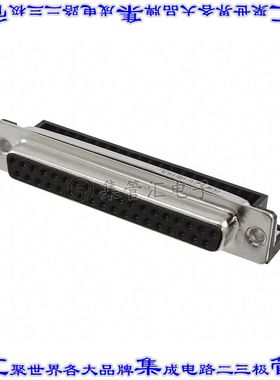 FCE17C37SA440 连接器37POS插座母插口2排D-Sub通孔直角