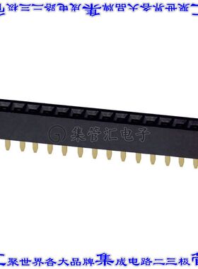 PPPC141LFBN-RC 针座连接器14POS插座2.54mm母形插口通孔直针镀金