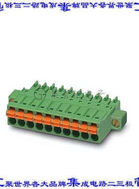 1748406 端子块连接器7POS插头母插口3.81mm绿色自由悬挂