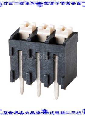 TBLH10V-381-03BK 线对板连接器3POS接线端子3.81mm通孔垂直带板