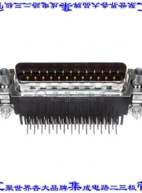 5747834-6 连接器25POS插头公引脚2排D-Sub通孔直角