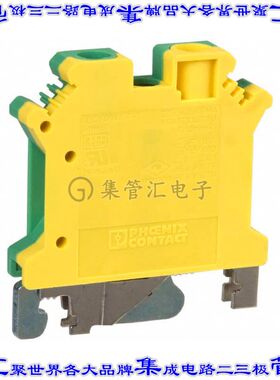 442079 0442079端子块连接器2POS接地地面8.2mm绿色黄色8-26AWG