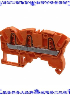 1SNK706031R0000 端子块连接器3POS馈通式6.0mm橙色10-26AWG