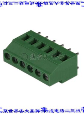 691245510006 线对板连接器6POS接线端子5.08mm通孔水平带板