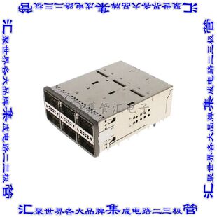 连接器228 通孔直角压 2214565 插拔式 2x3 ZQSFP 插座成组 38x6