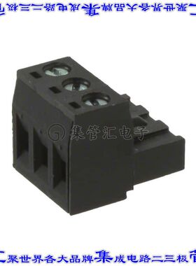 395300003 0395300003端子块连接器3POS插头母插口5.08mm黑色自由