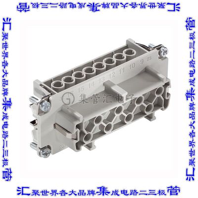 10195000 连接器16+接地插件母头螺钉