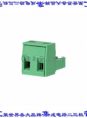 1766990 端子块连接器2POS插头母插口7.62mm绿色自由悬挂