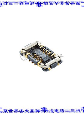5050661022 板对板连接器10POS插座中央带触点2排0.35mm表贴SMD镀