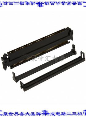 P25E-100S-EA 矩形连接器100POS插座2排1.27mm母插口黑色IDC镀金