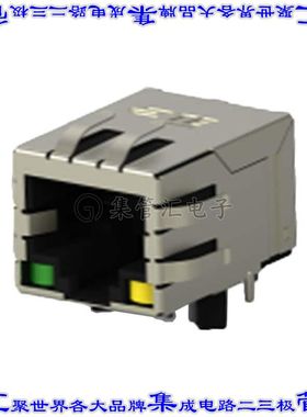 5-2337992-4 接插件连接器CONN JACK 1PORT 100 BASE-T PCB